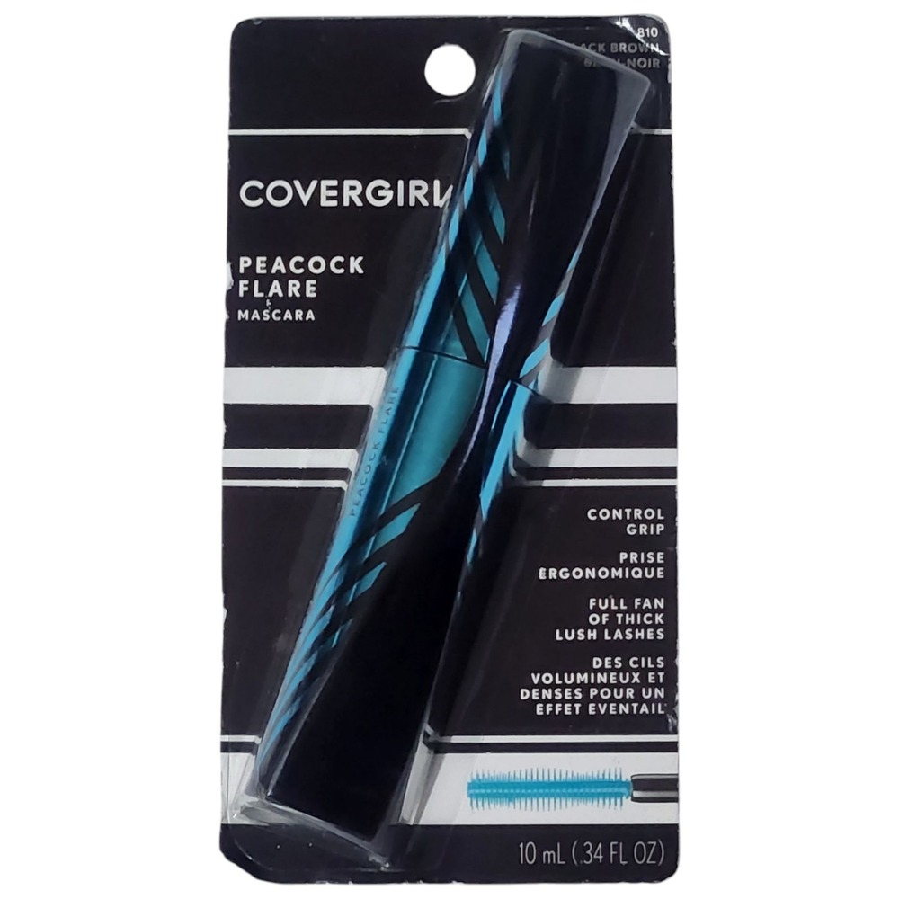 Covergirl Peacock Flare Full Fan Thickening Mascara 810 Black Brown 0.34 fl oz